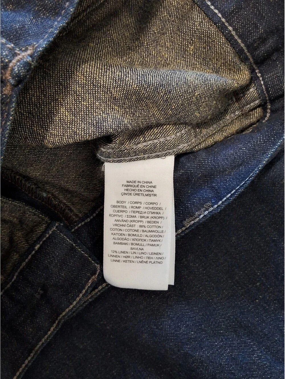 RRL Double RL Supply Co. Men's Navy Blue Denim Pants Size 28